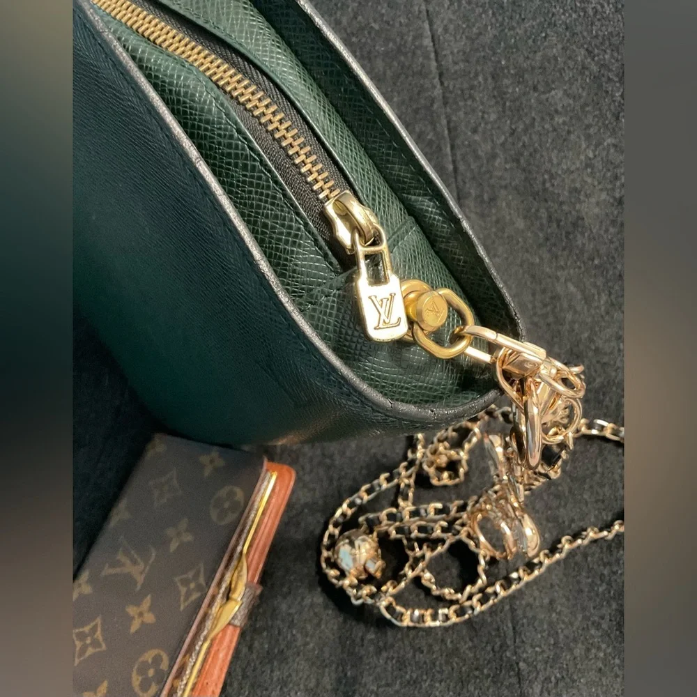 ✅LV CLUTCH+KISSLOCK WALLET AUTHENTIC DEAL LOUIS VUITTON - Picture 7 of 14